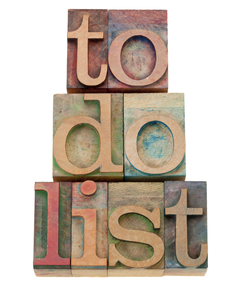 www.metropolitanorganizing.com to do list - task management concept - isolated text in vintage wood letterpress printing blocks